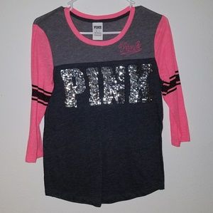 PINK quarter sleeve shirt NWOT